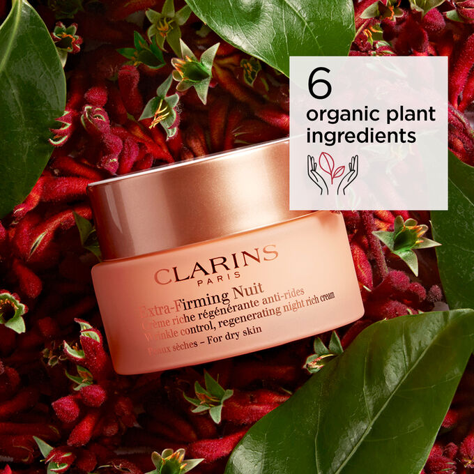 Extra-Firming Night Dry Skin with 6 organic plant ingredients
