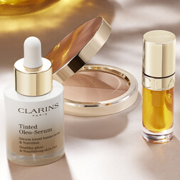 Clarins app screen